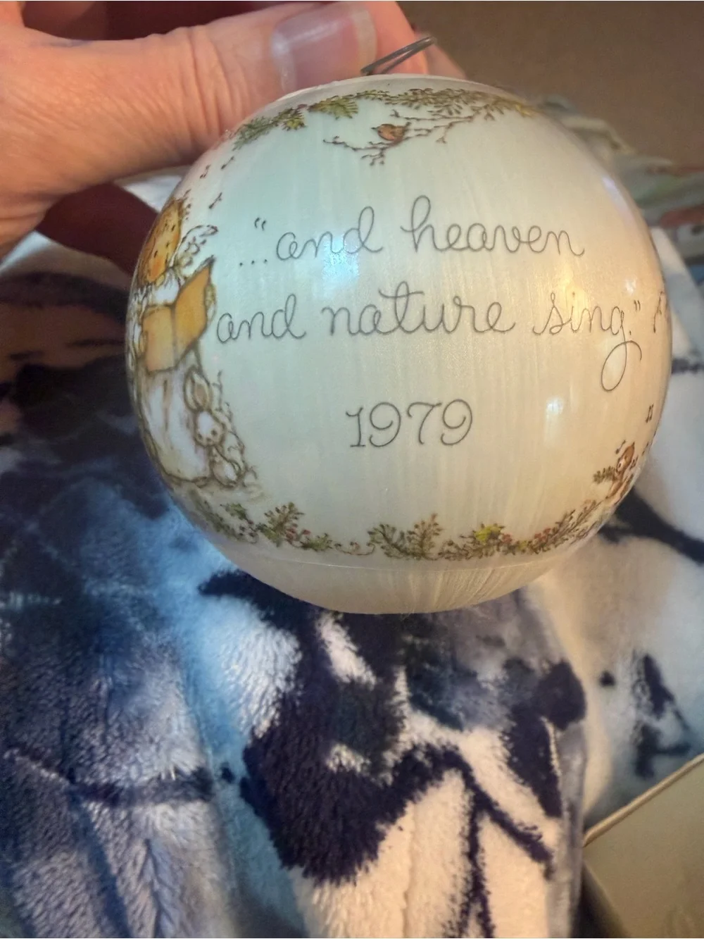 Vintage 1979 Hallmark Keepsake Ornament - Heaven and Nature Sing - With Box